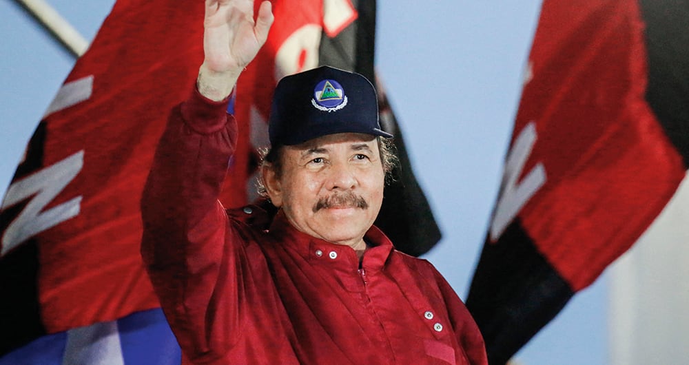 Daniel Ortega, presidente de Nicaragua. 