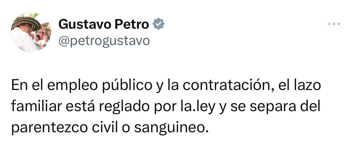Trino presidente Gustavo Petro