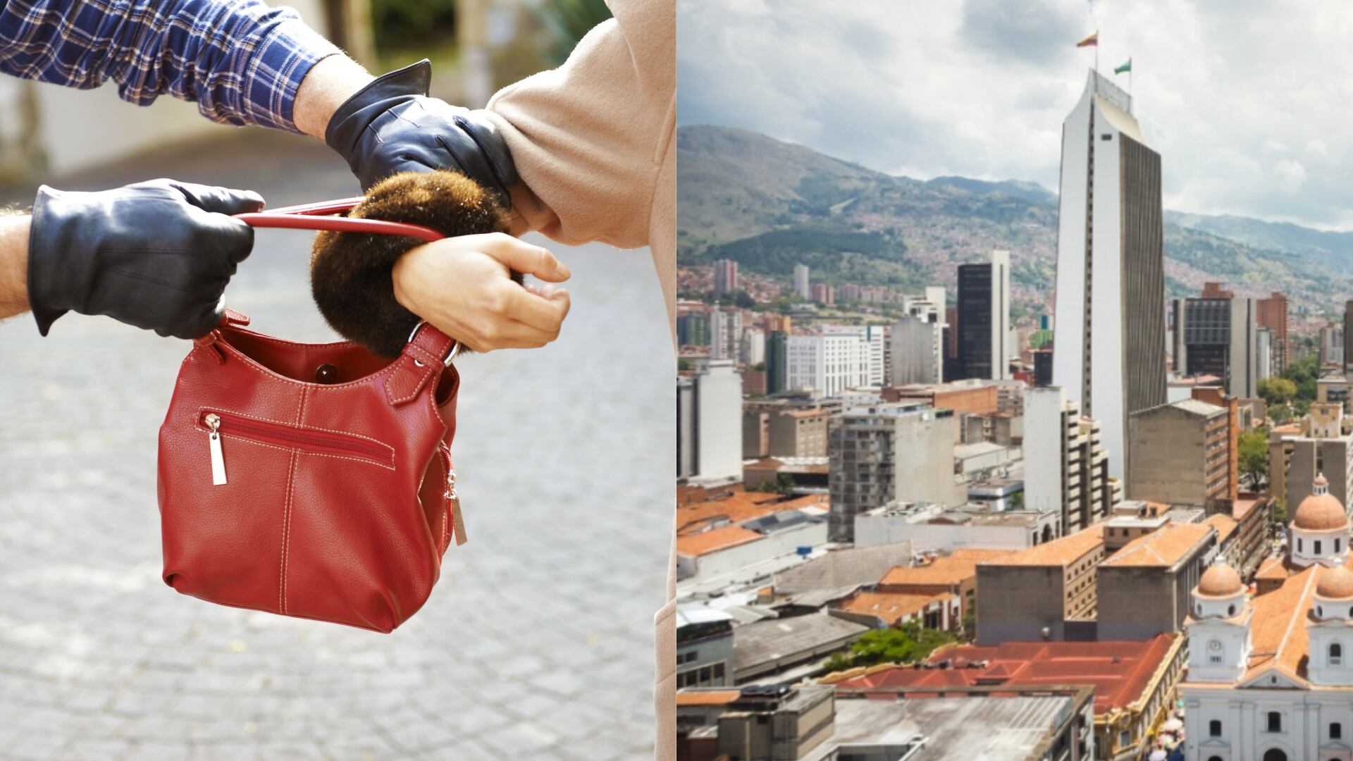 Modales de robo frecuentes en Medellín.