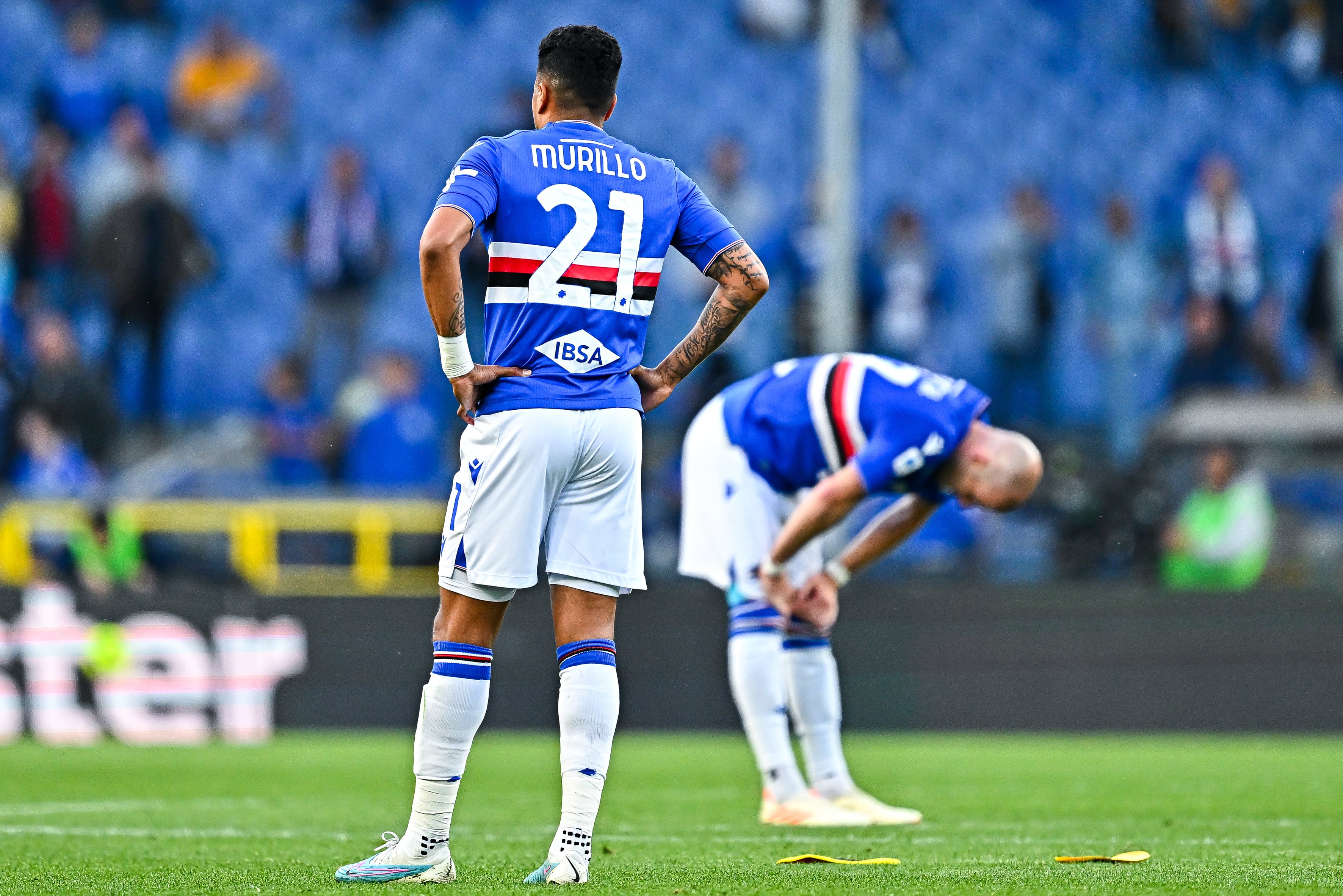 Jeison Murillo vistió los colores de la Sampdoria.
