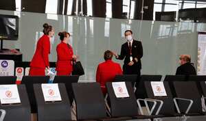 Reapertura con protocolos de bioseguridad del Aeropuerto Internacional El Dorado de Bogotá despues de 5 meses de la pandemia del Covid 19 nueva normalidad Avianca tripulacion
Agosto 31 del 2020
Foto Guillermo Torres Reina / Semana