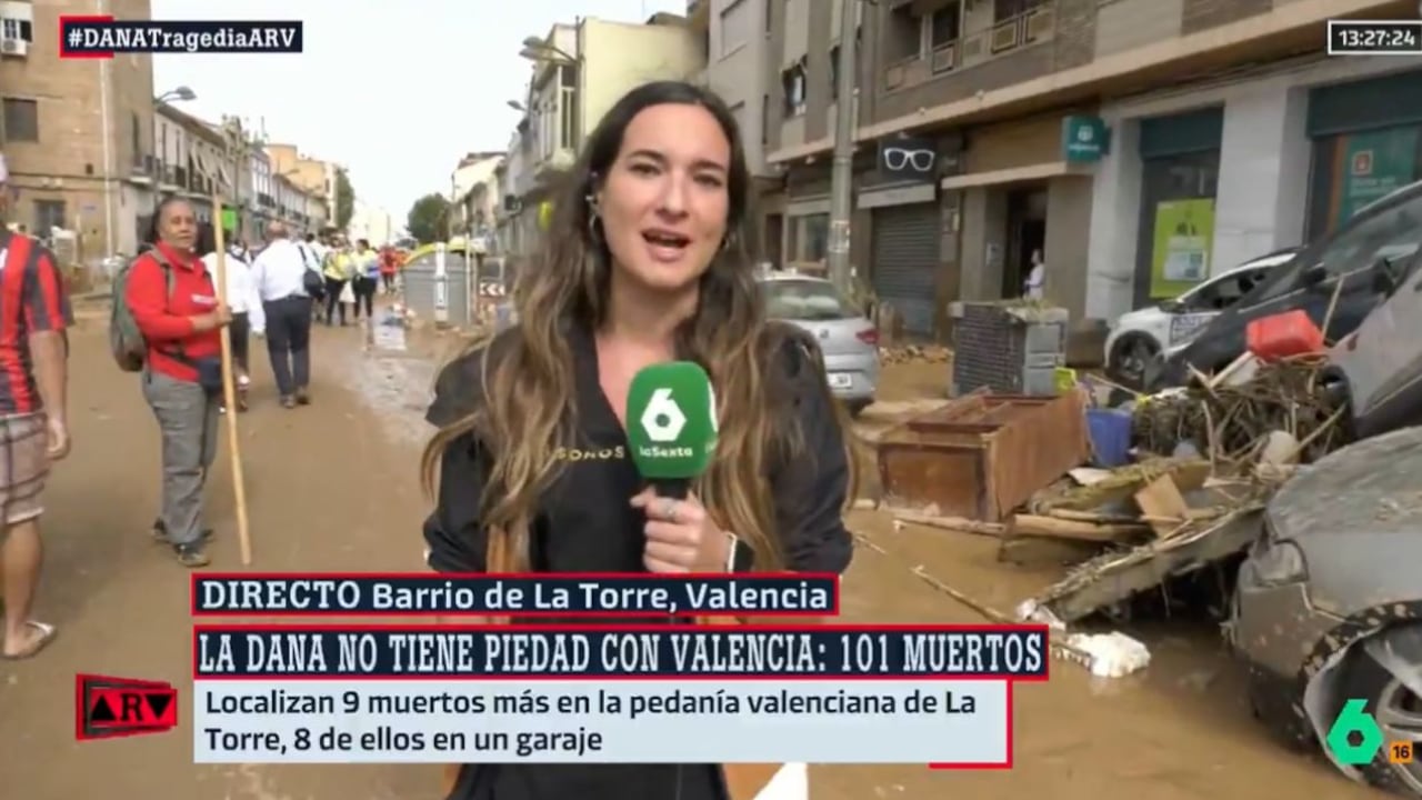 Amelia Bonell, periodista del medio de comunicación la Sexta