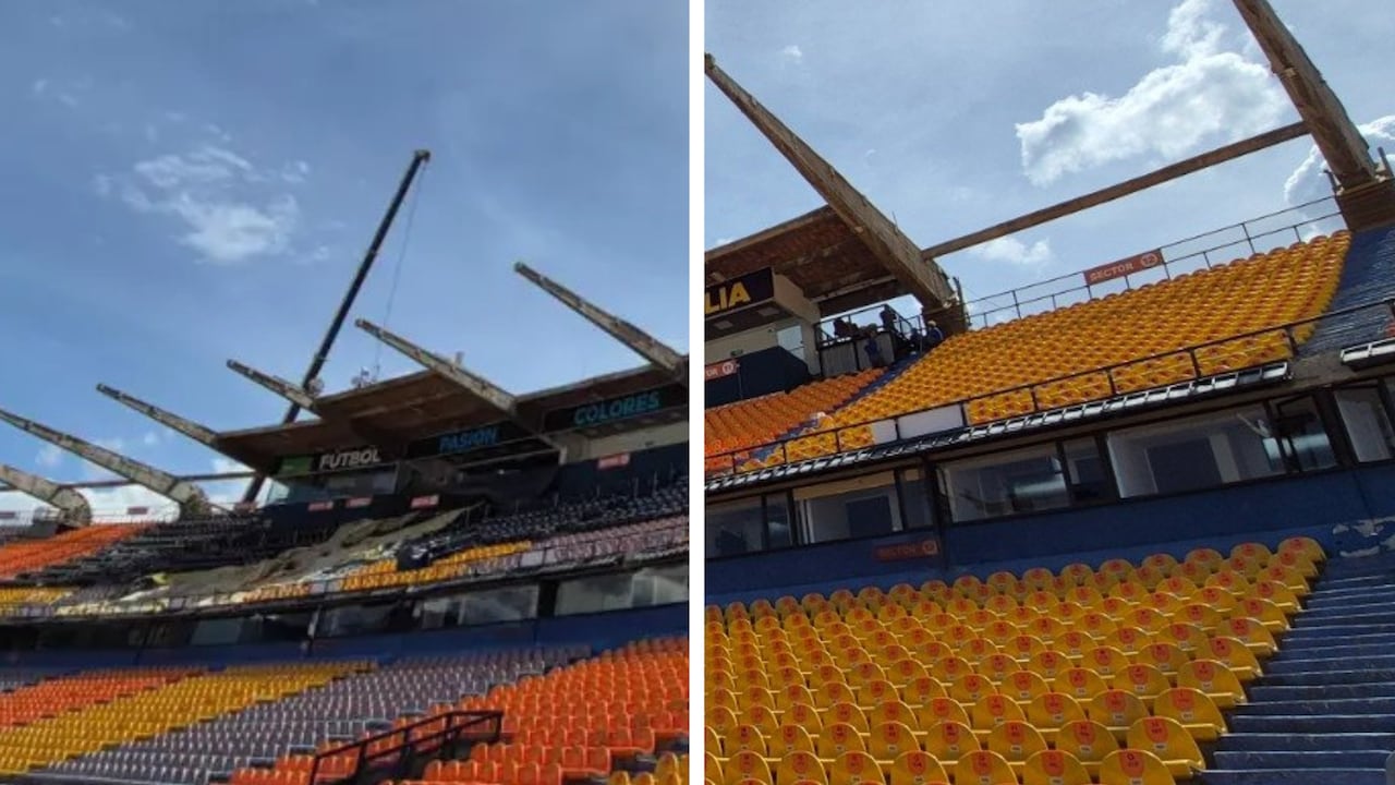 Remodelación en el Estadio Atanasio Girardot.