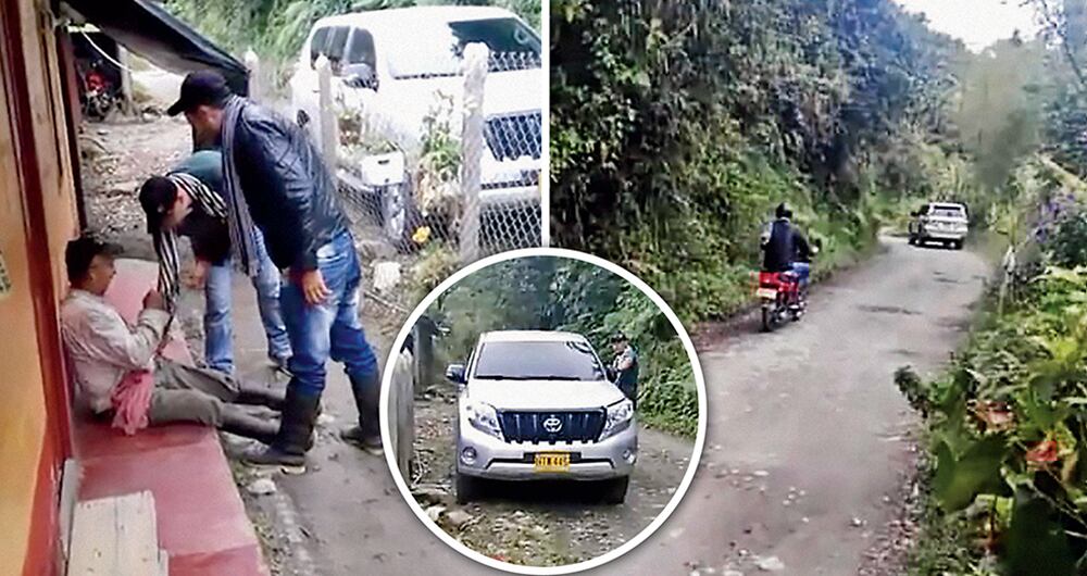 En videos que su familia conserva y que se presentaron en una demanda contra el Estado, Montoya muestra cómo el esquema de seguridad asignado lo abandonó en varias oportunidades.