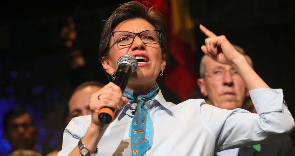 Claudia López candidata.