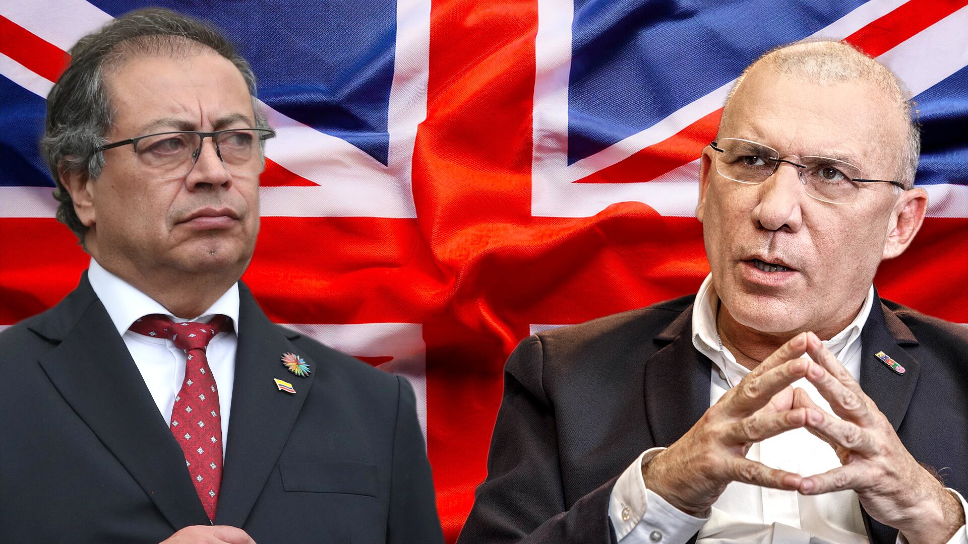 Reino Unido Gustavo Petro y Roy barreras