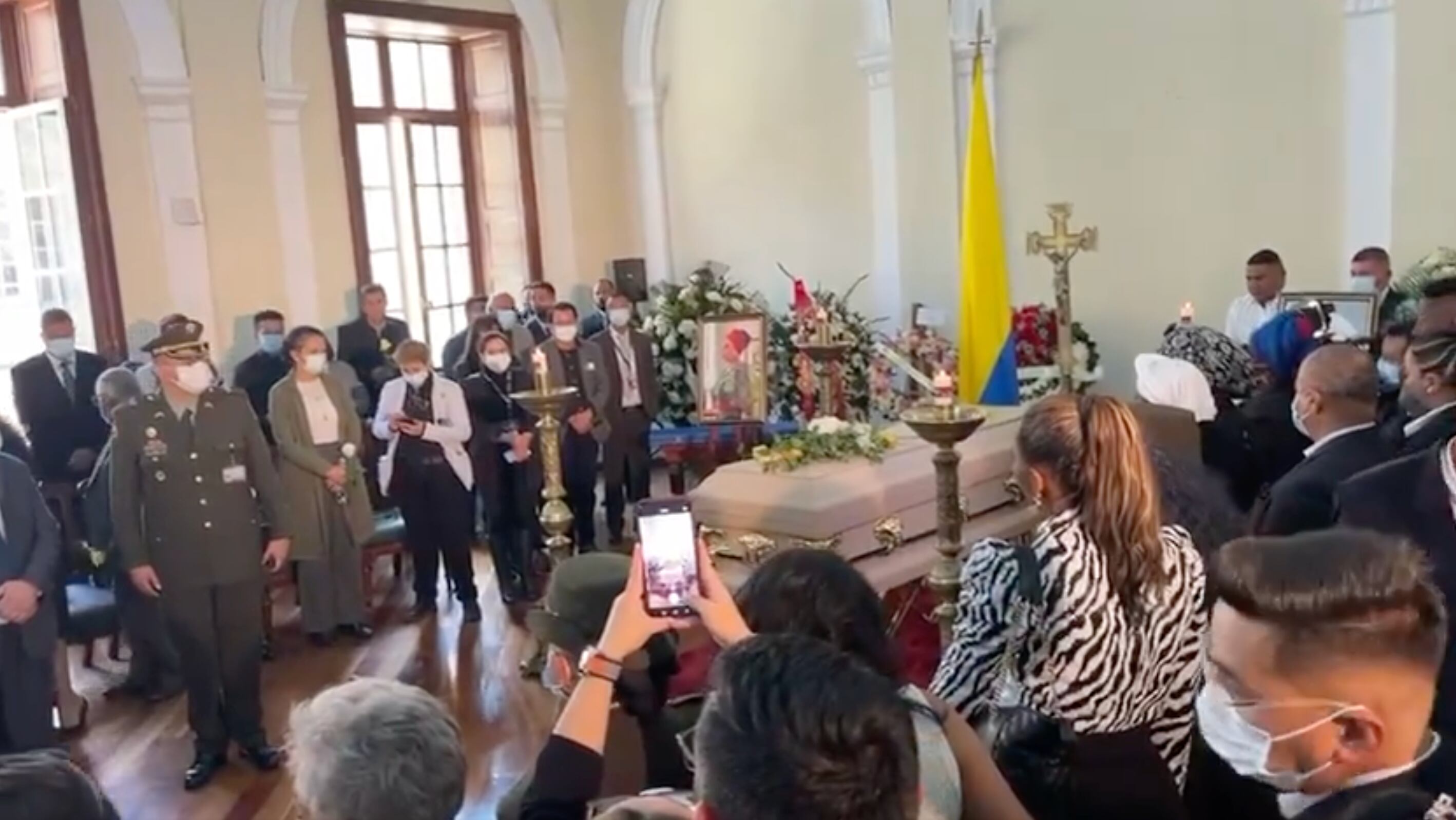 Cuerpo de la senadora Piedad Córdoba se encuentra en cámara ardiente en el Congreso.