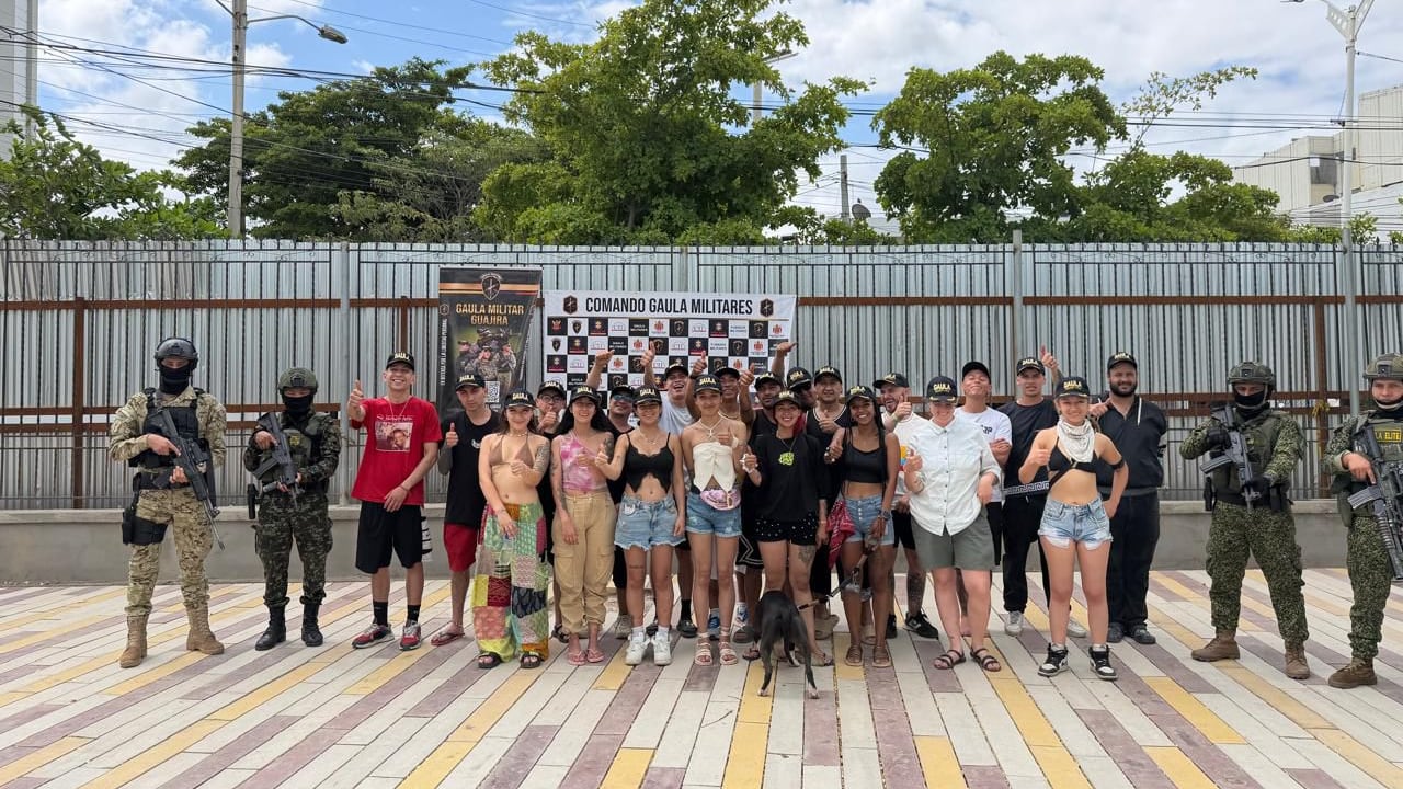 25 turistas liberados por el Gaula del Ejército.