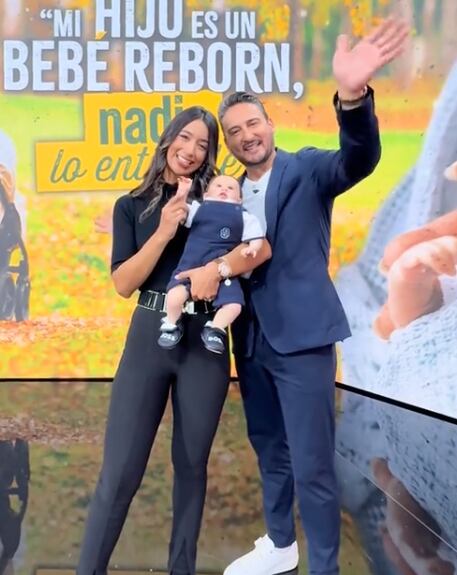 El bebé Reborn fue, según Alejandra y Jaime, una recomendación de un psicólogo