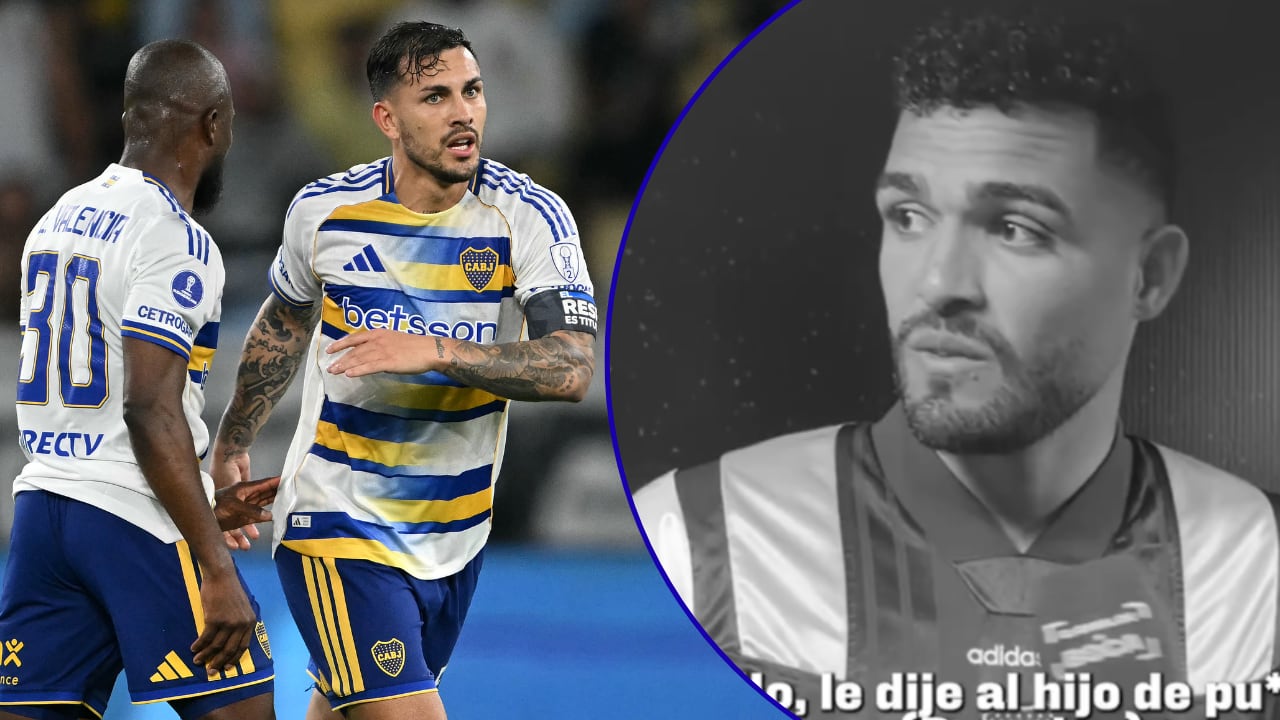 Leandro Paredes y Álvaro Montero, jugadores de Boca Juniors clasificados a la final de la Copa Sudamericana