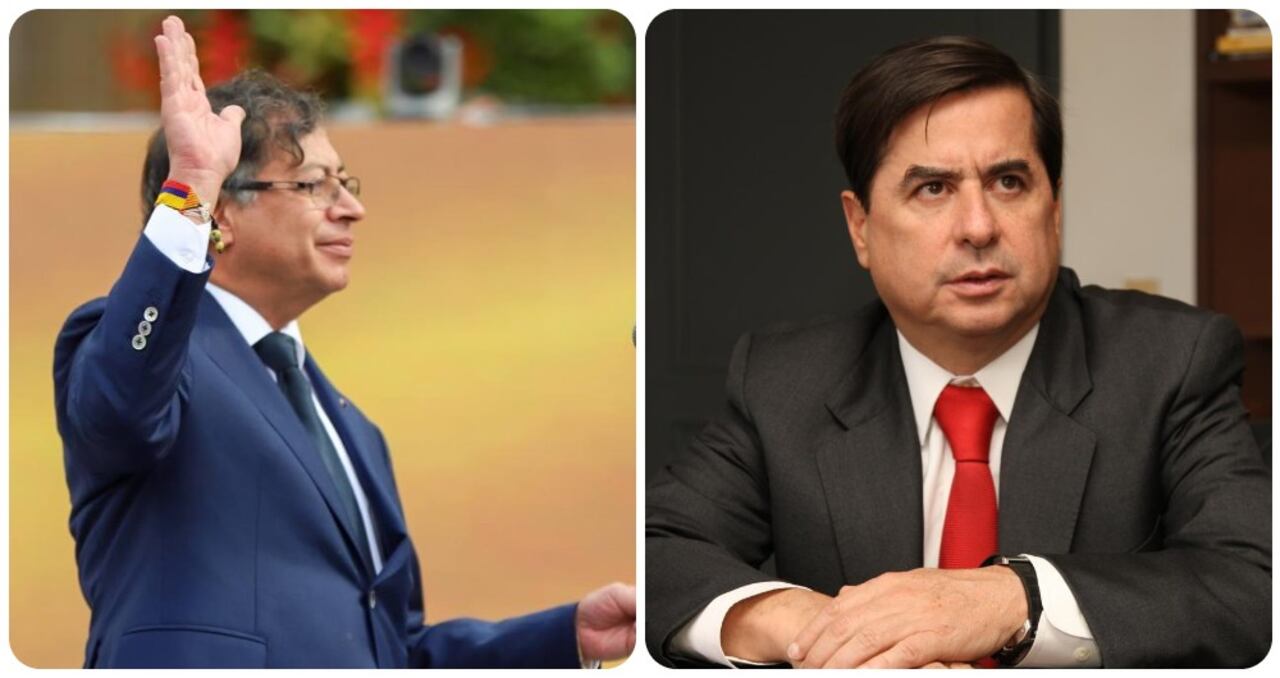Gustavo Petro y Juan Fernando Cristo.