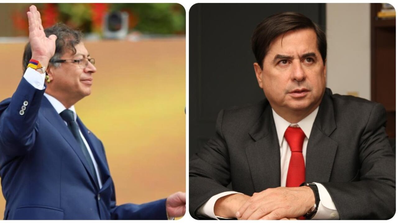 Gustavo Petro y Juan Fernando Cristo.