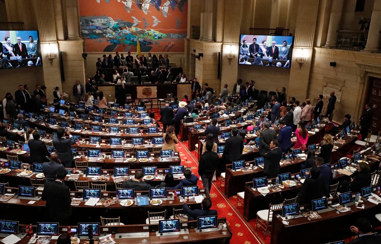 Cámara de Representantes  segundo año legislativo del Congreso de la República.