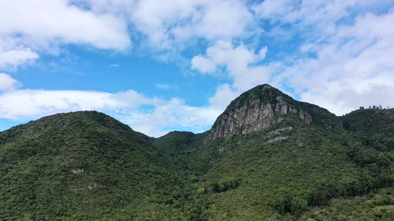 Esta montaña es muy visitada.