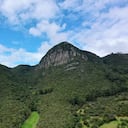 Esta montaña es muy visitada.