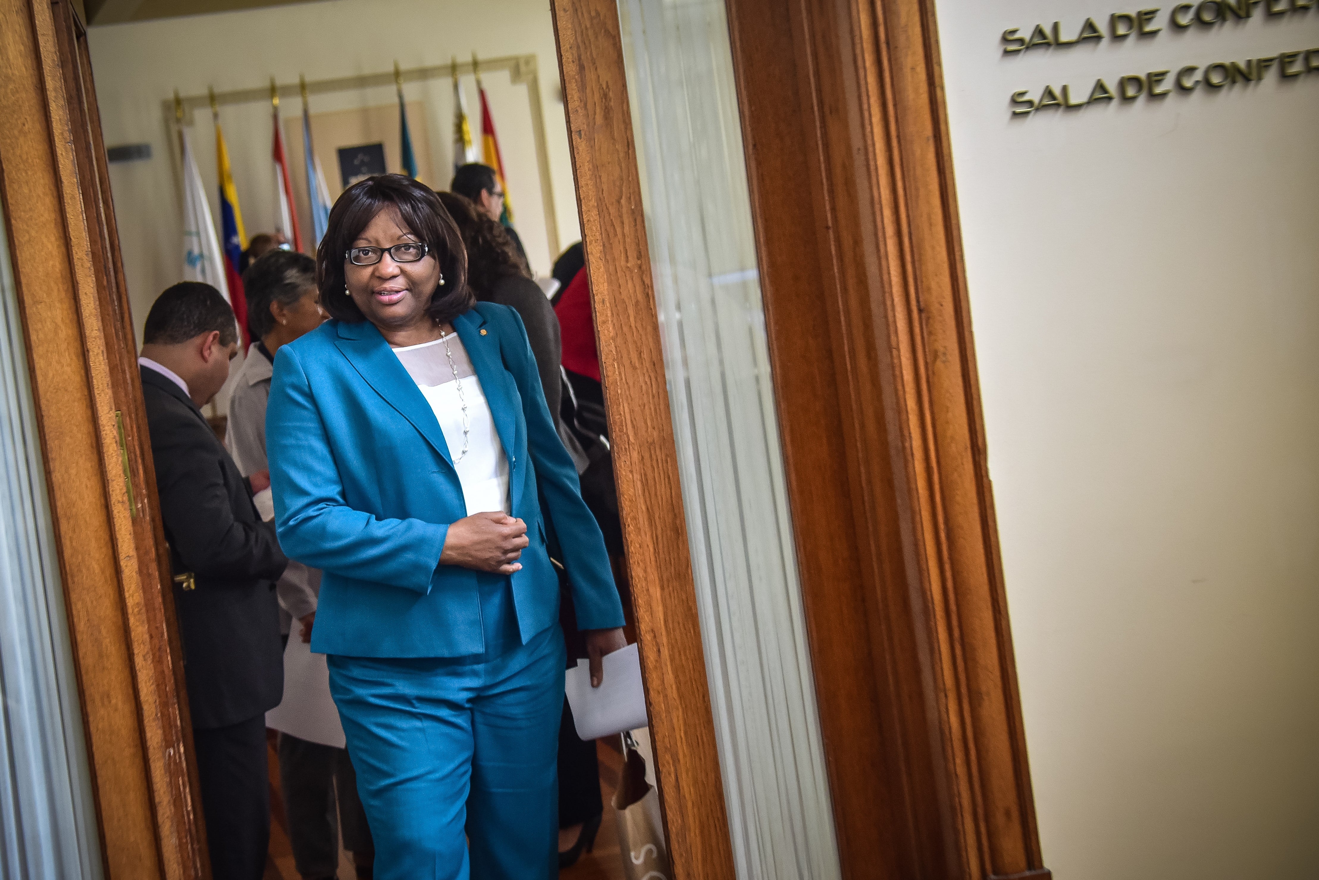 Director of Pan-American Organization of Health Region Americas Carissa Etienne. (Photo by Carlos Lebrato/Anadolu Agency/Getty Images)