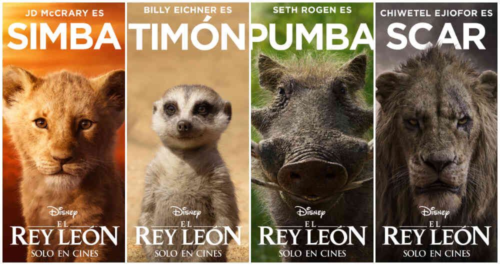 Así se verán los personajes del Rey León en la versión 'live action' de la película
