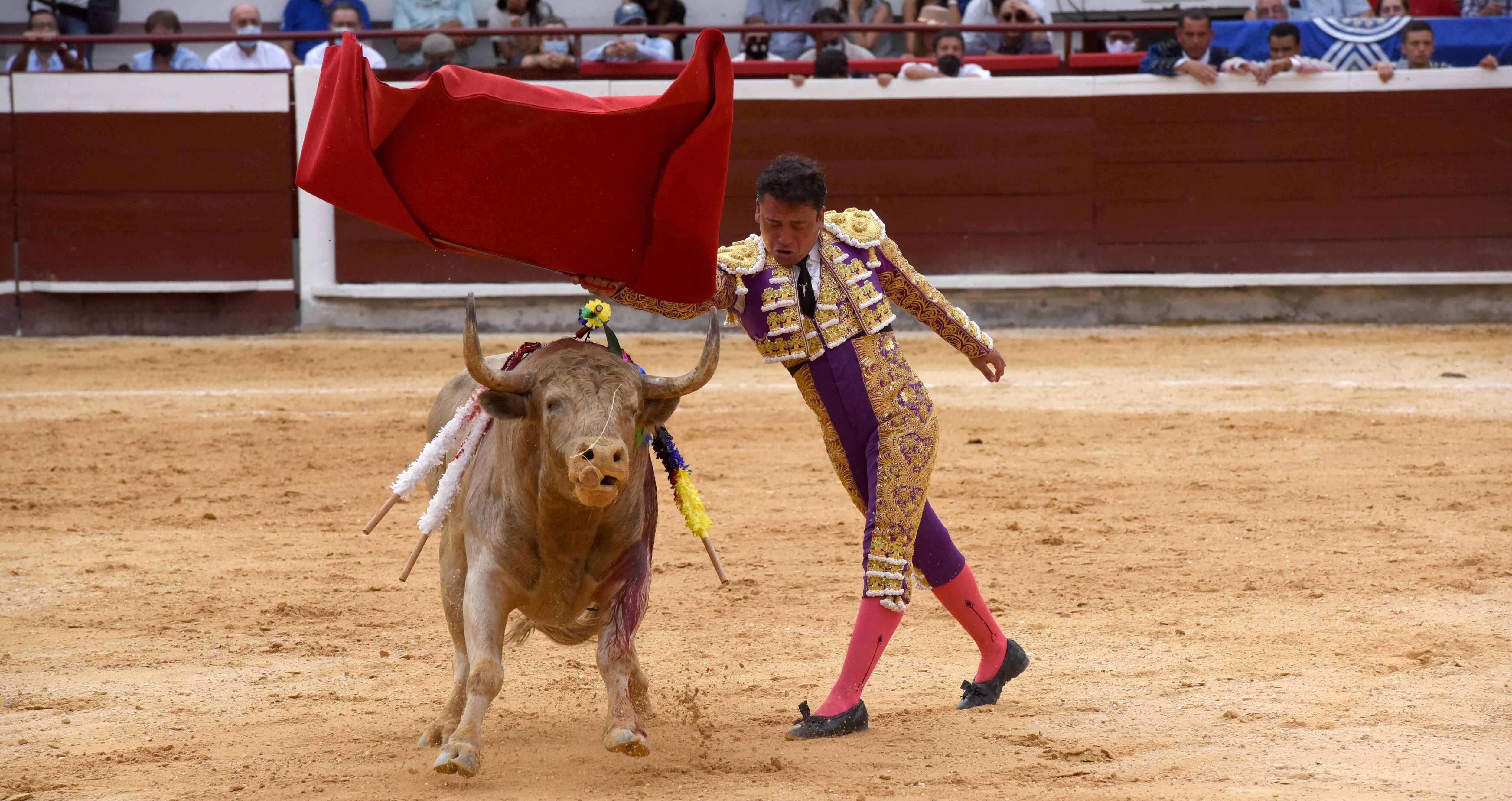 Guerrita Chico, torero colombiano. Cali, 27 de diciembre de 2021.