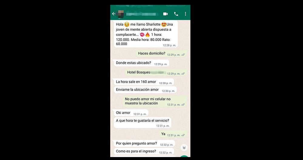   Demir Tom Turam tenía como fijación contratar mujeres para llevarlas al hotel de la familia que lo apadrinó en Colombia.