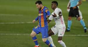 Real Madrid vs. Barcelona por la Liga Española.