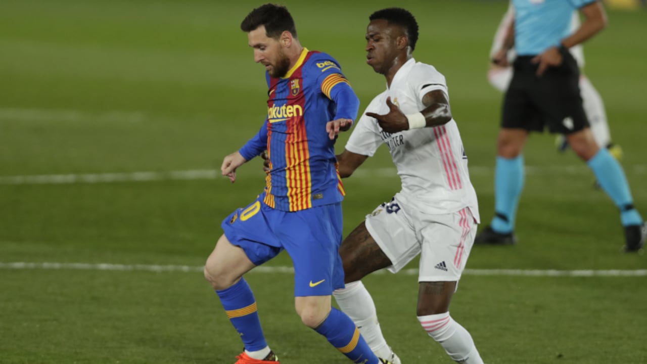 Real Madrid vs. Barcelona por la Liga Española.