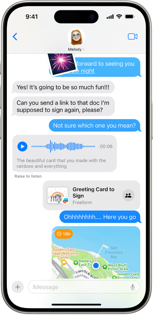 La app Mensajes de Apple, que incluye iMessage, ofrece una experiencia de comunicación única y segura.