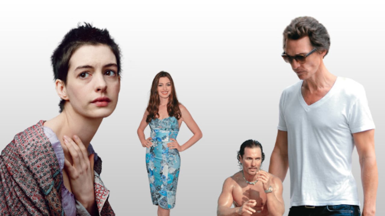 Anne Hathaway reconoció que luego de la dieta, y debido a la intensidad del rol, estaba en un estado de privación física y emocional tal, que le tomó semanas recuperarse y volver a sentirse ella misma.
Matthew McConaughey ya subió 11 de los 17 kilos que perdió para ‘Dallas Buyers Club’. Admite que le tomará buen tiempo recuperar su musculatura, pero no le molesta, pues dice que su mente está lúcida.