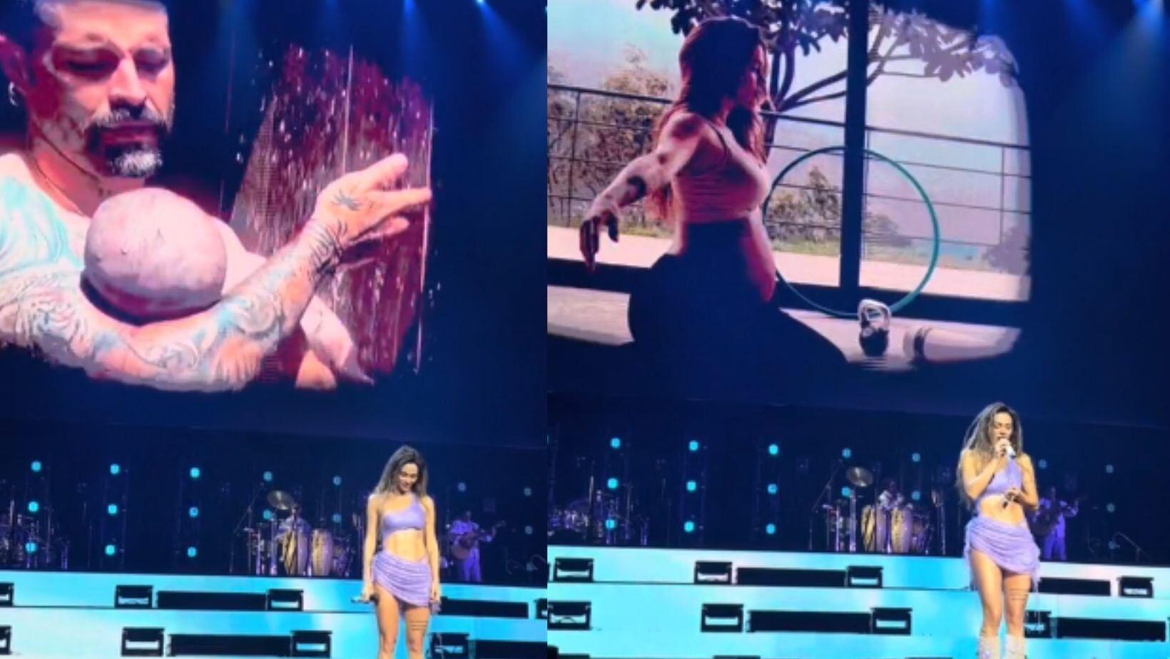 Greeicy conmovió a sus fans durante concierto con canción inédita para su hijo Kai: “Le diste vida a un desierto”