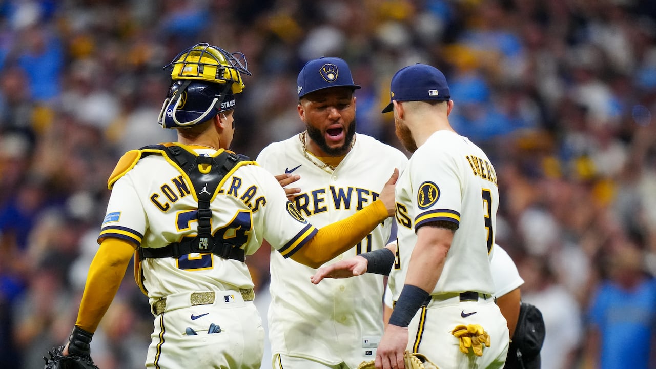 William Contreras, Jackson Chourio y Jake Bauers contra Tampa