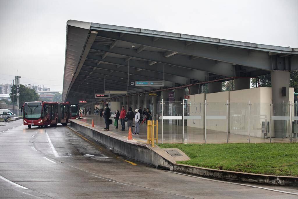 Así lucía el Portal Suba desde muy temprano. Foto: Juan Carlos Sierra/ Semana