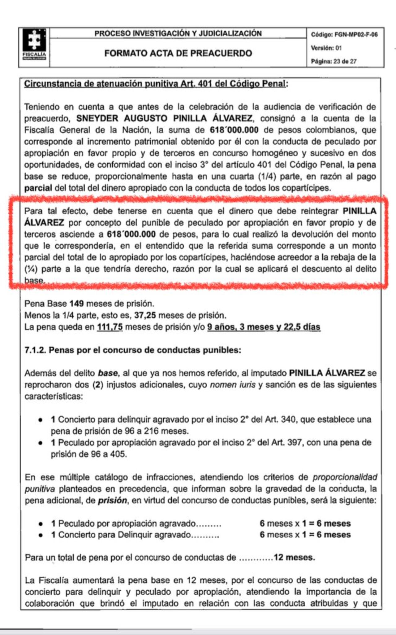 El exsubdirector de la UNGRD busca que un juez avale el acuerdo y se fijen los años que tendrá en la cárcel. Aquí el documento.
