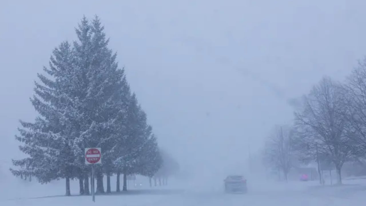 Estados Unidos sufre una tormenta invernal.