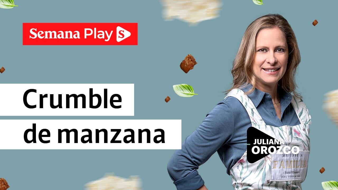 Crumble de manzana | Juliana Orozco en Los Niños Cocinan