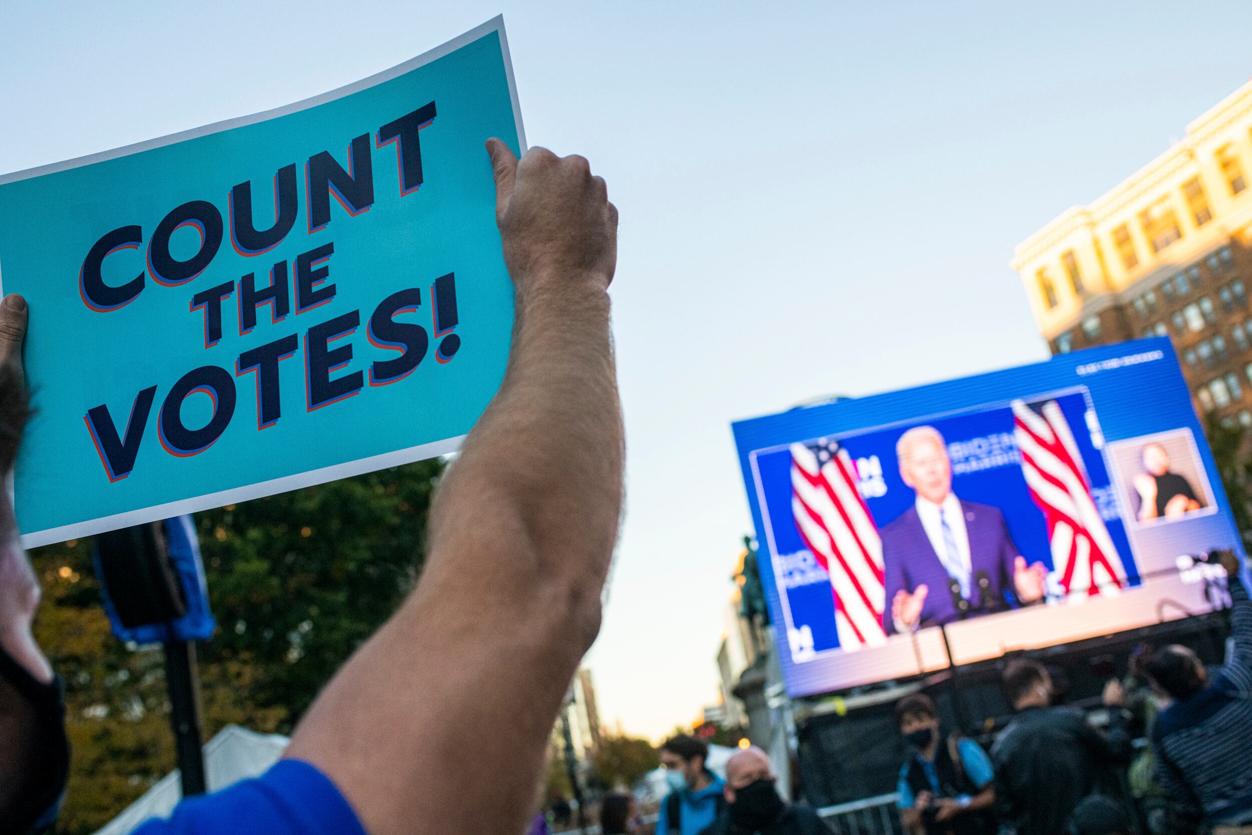 Protestas en medio de las elecciones en EE. UU.