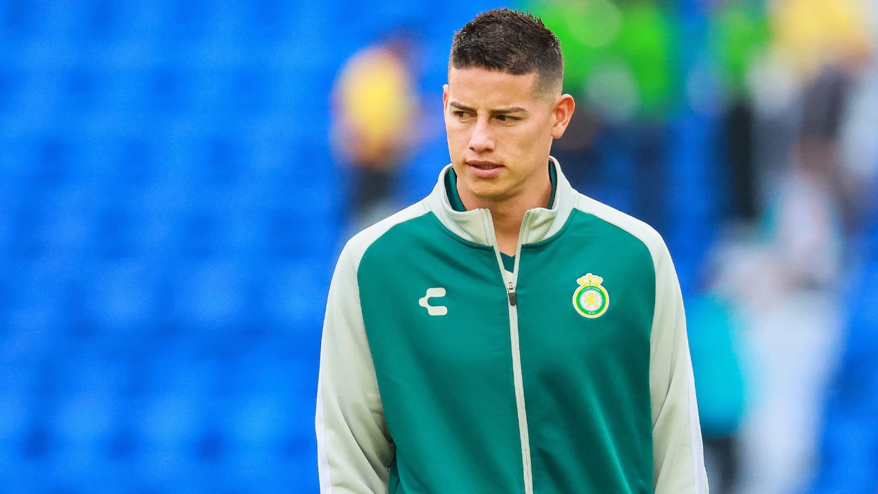 James Rodríguez en un partido reciente con el Club León