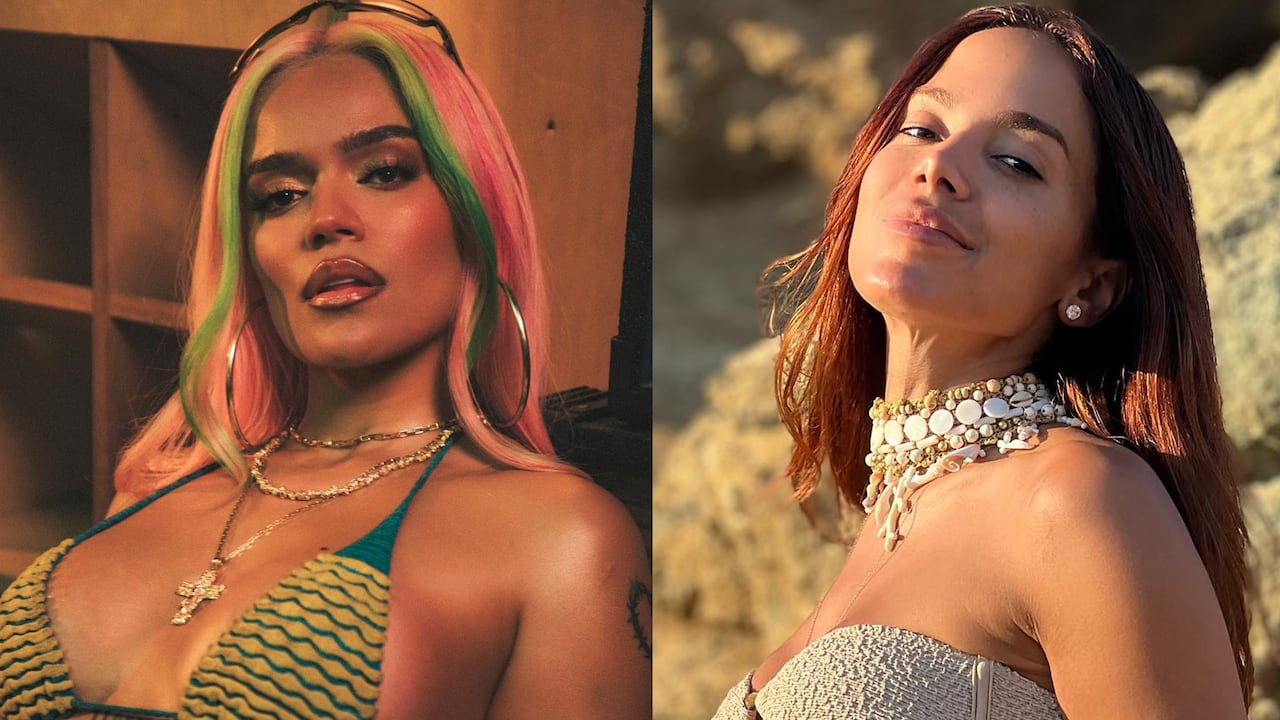 Las dos cantantes están en medio de una polémica gigante en redes sociales. Fotos: Instagram @karolg - @anitta.