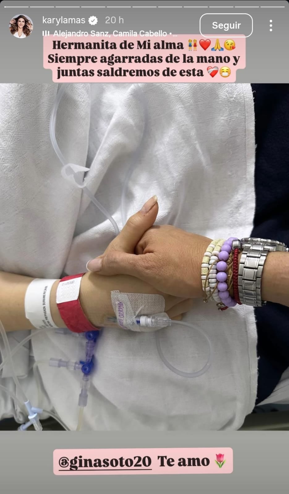 Ana Karina Soto pide oraciones por la salud de su hermana, Claudia Soto