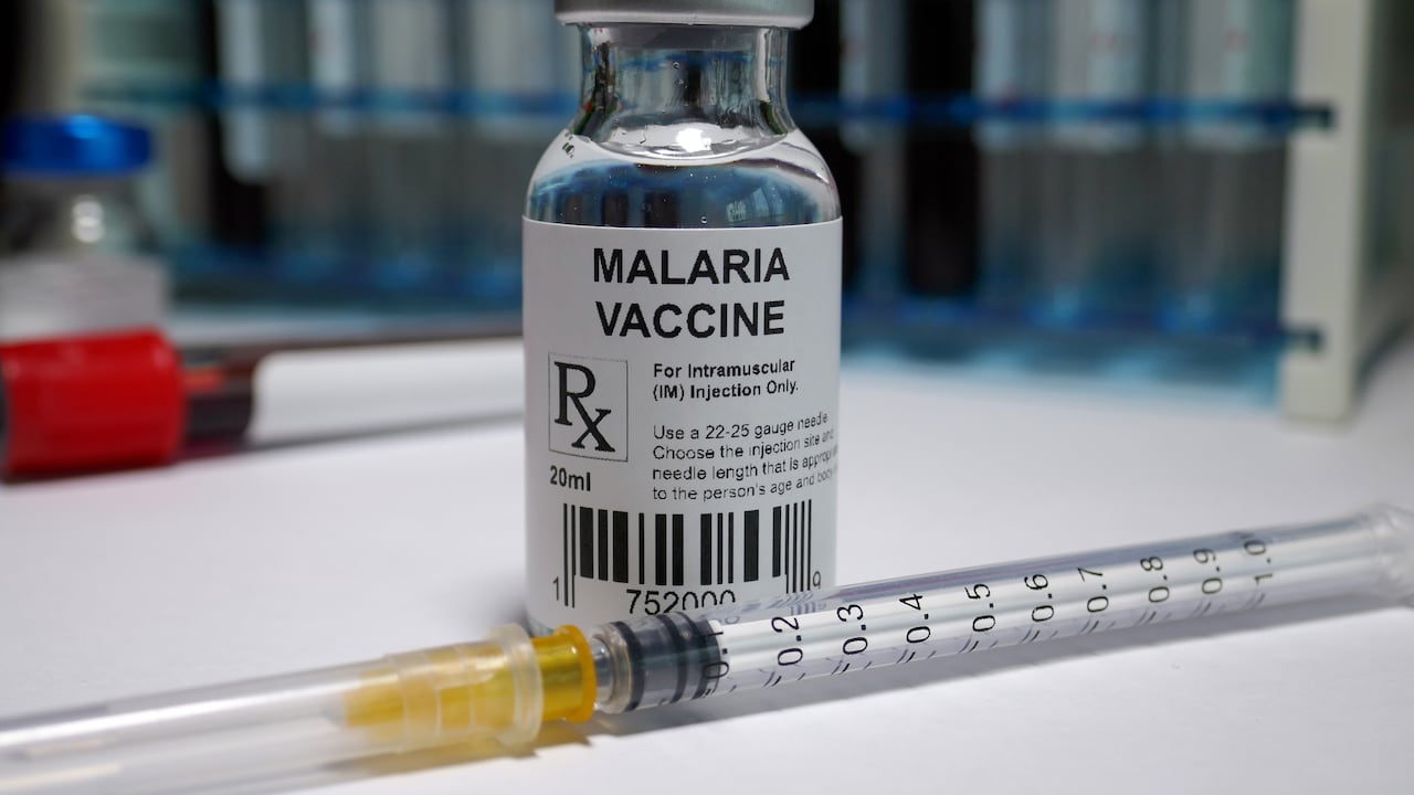 Foto de referencia de la vacuna contra la malaria.