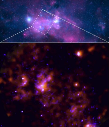 El telescopio IXPE detectó señales intensas en nubes frías, un indicio de que el agujero negro central tuvo actividad reciente.