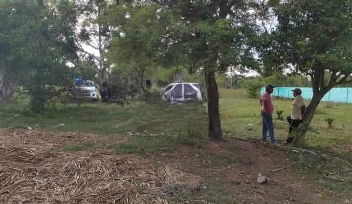 Aquí se habría registrado el asesinato. Zona rural de Sahagún.