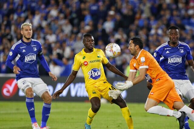 Imágenes del partido entre Millonarios y Bucaramanga por la fecha 11 de la Liga BetPlay 2023-ll