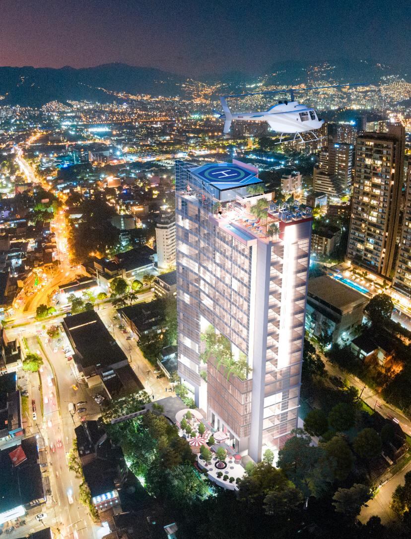 Este proyecto hotelero, en el sector de El Poblado, innovará en la industria hotelera colombiana y representará el orgullo caleño en Medellín.