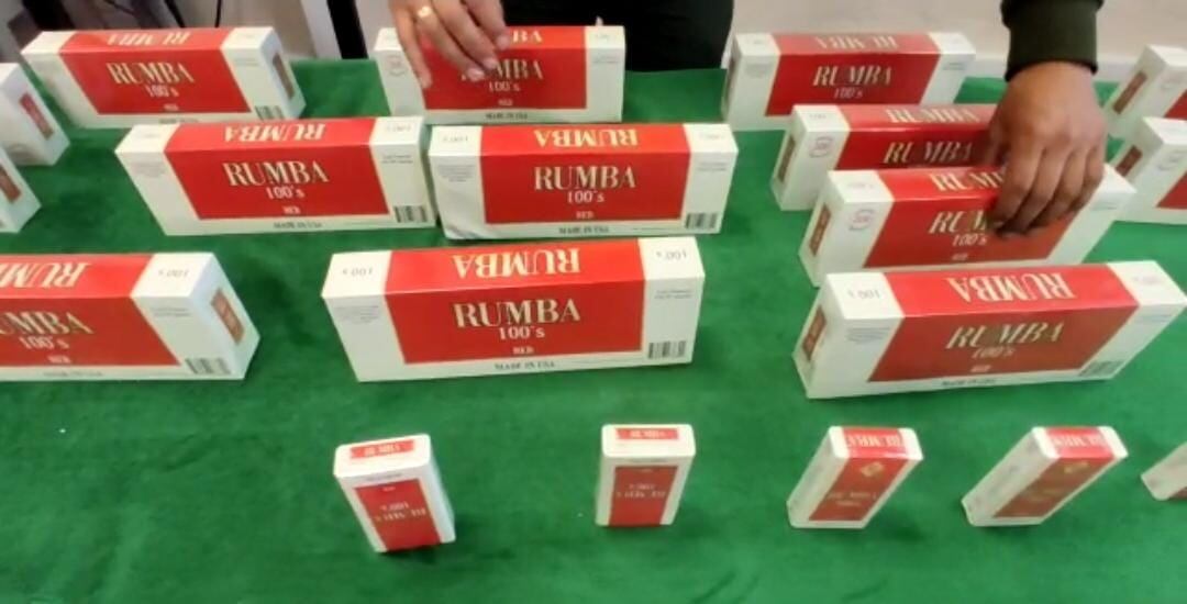 El cargamento de Cigarrillos está avaluado en 30 millones de pesos
