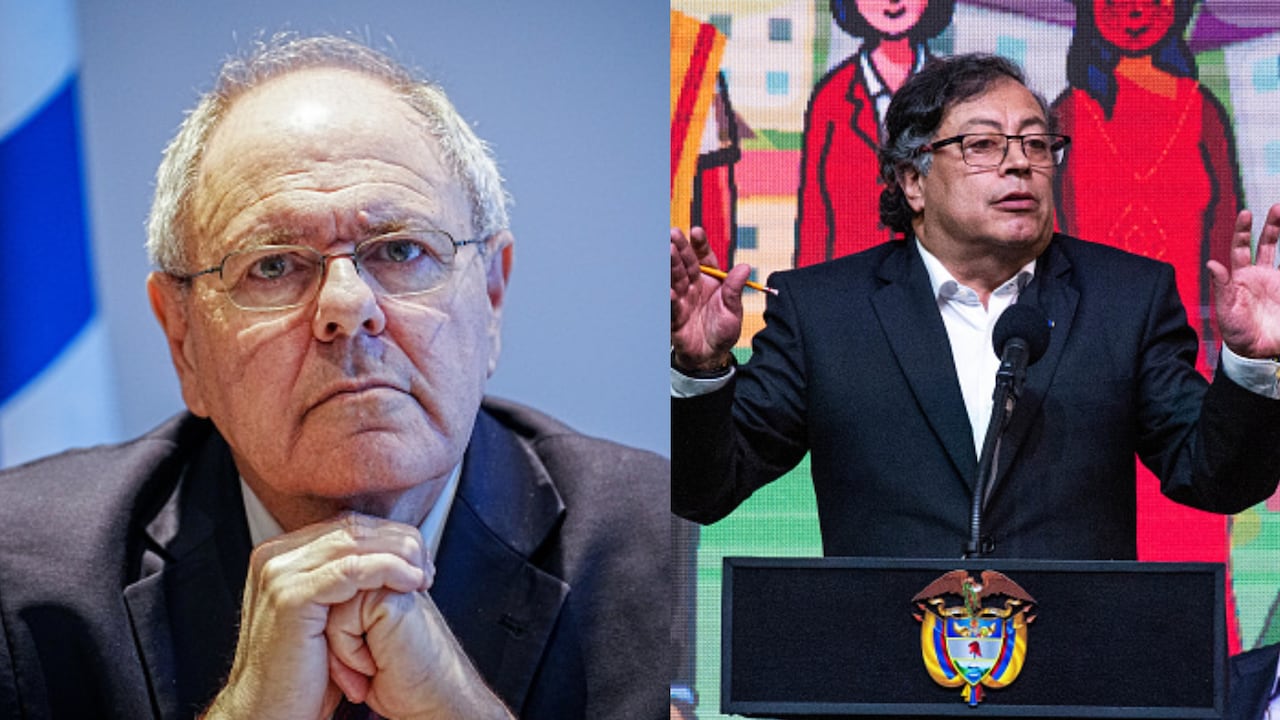 Dani Dayan y Gustavo Petro.
