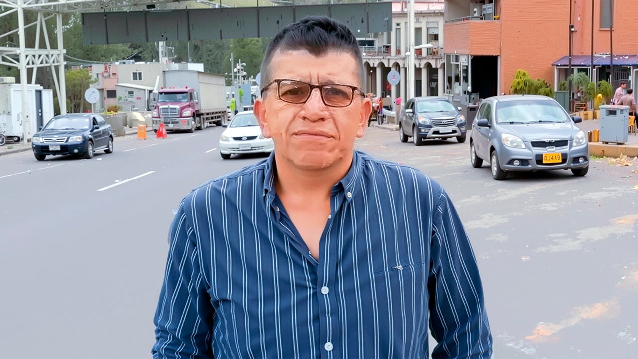Óscar Obando Pte. del Comité Gremial de Trabajadores de la Frontera