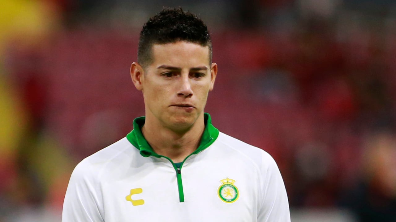 James Rodríguez vistiendo los colores del Club León en México