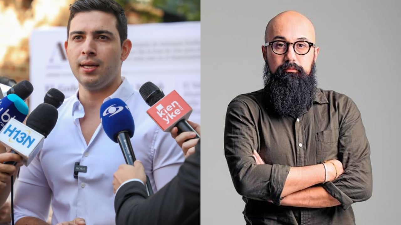 Esteban Restrepo y Carlos Carrillo, en disputa.