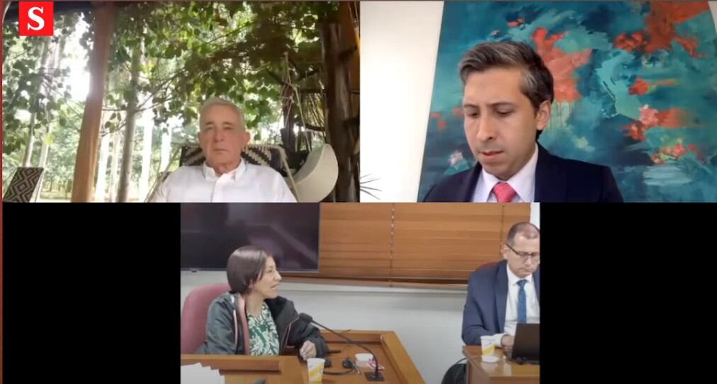 Eurídice Cortés Velasco, alias Diana, declara este viernes en el juicio contra el expresidente Álvaro Uribe Vélez.