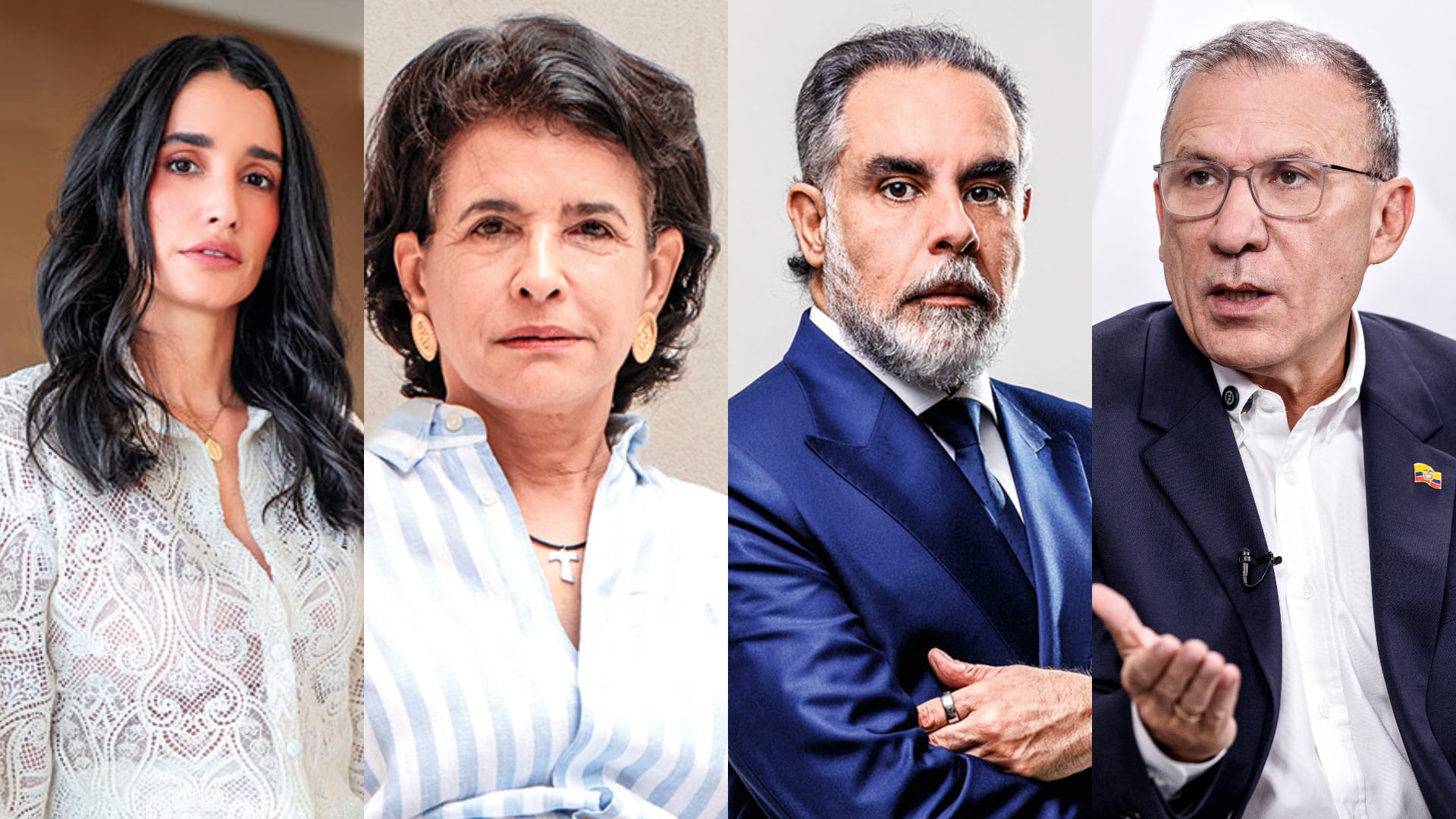 Adelina Guerrero, Adelina Covo, Armando Benedetti y Roy Barreras.