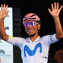 Nairo Quintana en el Giro del Emilia.